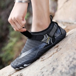 Men Outdoor Fabric Mesh Non Slip Quick Drying Beach Water Diving Shoes
