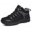 Men Cowhide Soft Sole Warm Lined Non Slip Outdoor Hiking Casual Sports Shoes
