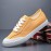 Men Canvas Breathable Soft Sole Comfy Brief Pure Color Casual Court Shoes