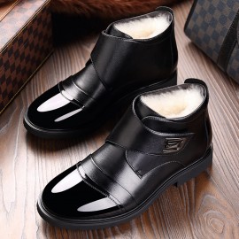 Men Warm Plush Lining Casual Soft Sole Business Ankle Boots