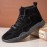 Men Retro Slip Resistant High-top Front Lace-up Business Tooling Boots