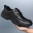 Men Slip Resistant Round Head Soft Sole Business Shoes