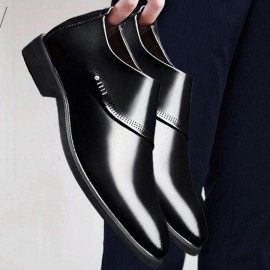 Men Business Comfy Soft Sole Slip On Formal Leather Shoes