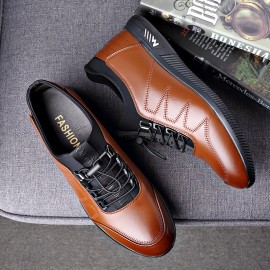 Men Cowhide Breathable Soft Bottom Lace Up Comfy Sports Casual Leather Shoes